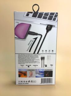 Usb-cable Micro USB 4you Dnister black (2.4A, Silicon Perfect) Новая упаковка!