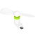 Вентилятор мобільний MicroUSB White/green (М)