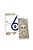 Защитное стекло iPhone 6 COLORFUL Silver (2pcs) гравировка skull "Акционная цена"
