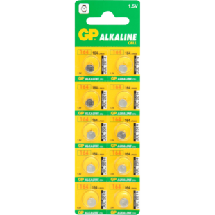 Батарейка GP 164F-2C10 часовая, AG1, LR60 (10шт в блистере)