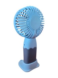 Вентилятор ручной Hello Sumer NO.121 (mini, АКБ, подставка, 1 режим) Blue