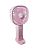 Вентилятор ручной HANDHELD FAN H137-12  Pink (подставка для телефона, 3 режима, Type-C)
