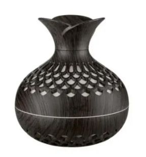 Зволожувач повітря (X-35) FLOWER HUMIDIFIER Dark brown (нічник, 2 реж, підс 300мл, USB-DS-5V)