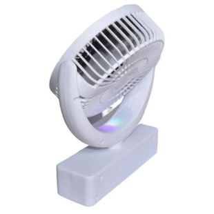 Вентилятор настільний Desktop loop Fan F23 (LED,5 режимів, 180°, Type-C) Gold