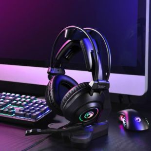 Гарнитура MARVO HG9056 (микрофон, мониторы,LED) Black