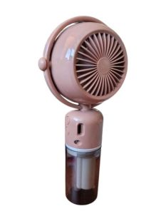 Вентилятор ручной GG-8801 (увлажнитель, подставка для телефона, 3 режима, Type-C) Brown