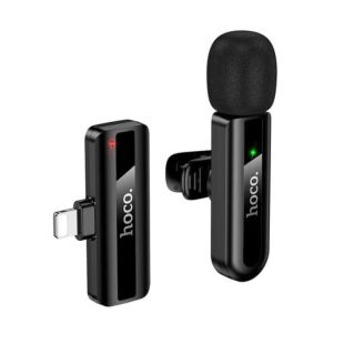 Микрофон беспроводной HOCO L20 (Lightning) Black
