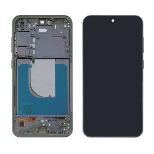LCD Samsung S23 FE (5G)/ S711 (2023) с черным тачскр.и серой корп. рамкой GH82-32854A Original (M)