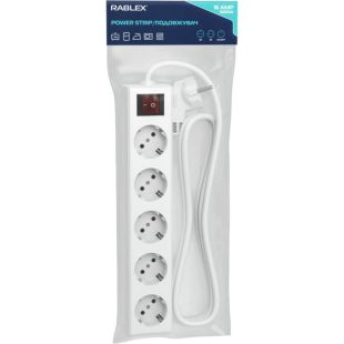 Удлинитель Rablex RB5-2M 5 розеток 2 метра