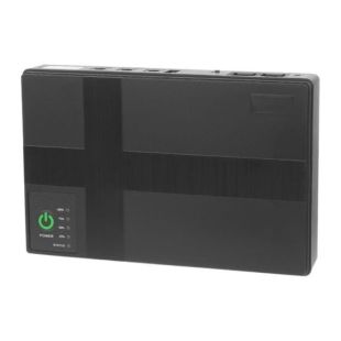 Джерело беспер живлення для мережного оборуд DC1018P 12V/ 9V/ 5V 10400 mAh чорний (М) - Ціна Тижня!