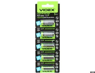 Батарейка Videx A23 (5 на блістері, 50 в упаковці)