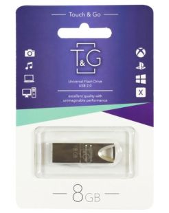 Usb 8Gb T & G 117 Metal series Silver