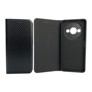 Flip Cover for Xiaomi Redmi A3 Fiber Black (4you)
