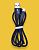 Usb-cable iPhone 5 4you Rido Fast Charge ( 2.1A, круглий, тканина, чорний, 1М ) )  Usb-cable iPhone 5 4you Rido Fast Charge ( 2.1A, круглий, тканина, чорний, 1М ) )