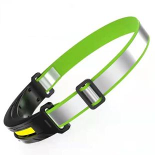 Фонарик налобный LED T128 -1 COB, 250 1m,АКБ встроенный 400 mAh, Type-C, 4 режима,black (М)
