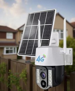 IP-камера V380 PRO VC3-4G (уличная, с солнечной панелью) White