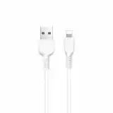 Usb-cable iPhone 5 HOCO X20 Flash 2.4A 2m (круглий) White