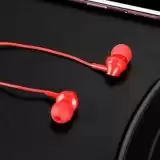 Гарнітура HOCO M14 (мікрофон, круглий шнур) Red