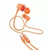 Гарнітура HOCO M107 (мікрофон, круглий шнур) Orange