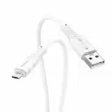 Usb-cable Micro USB HOCO X67 2.4A 1m (круглий) White