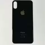 Заднє скло корпусу iPhone X (big hole) black (Х) 8000822B