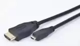 Кабель Cablexpert CC-HDMID-6 (V.1.3, micro-вилка (D-тип), позолоч.контакти, 1.8м, чорний)