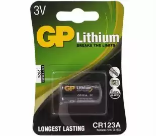 Батарейка GP 123A-2UE1 (3V, літієва, DL123A, д / фот. бл 1шт) 