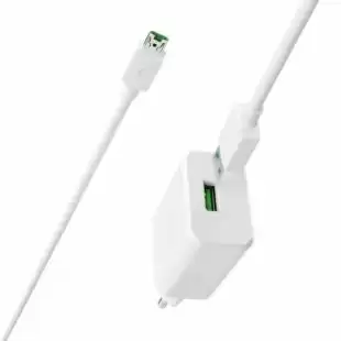 МЗП-USB BOROFONE BA32A QC3.0 18W 1USB/3A + кабель Type-C White