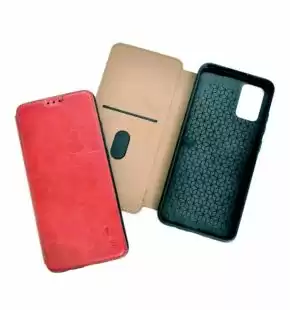 Flip Cover for Xiaomi Redmi A1+/A2+ DDU Premium Red ( PU Шкіра ) ( 4you )