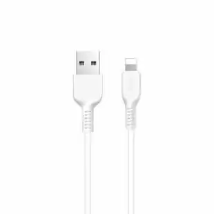 Usb-cable iPhone 5 HOCO X20 Flash 2.4A 2m (круглий) White