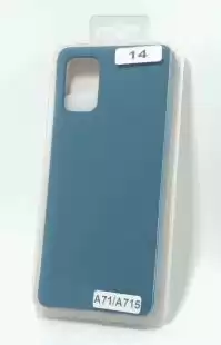 Чохол Samsung A71/A715 Silicon Original FULL №14 Dark blue (4you)