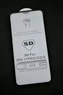Захисне скло iPhone X/XS/11 Pro 3D/6D Black 4you 