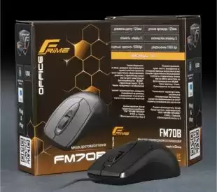 Миша провідна Frime FM-070B 1.2m USB Black